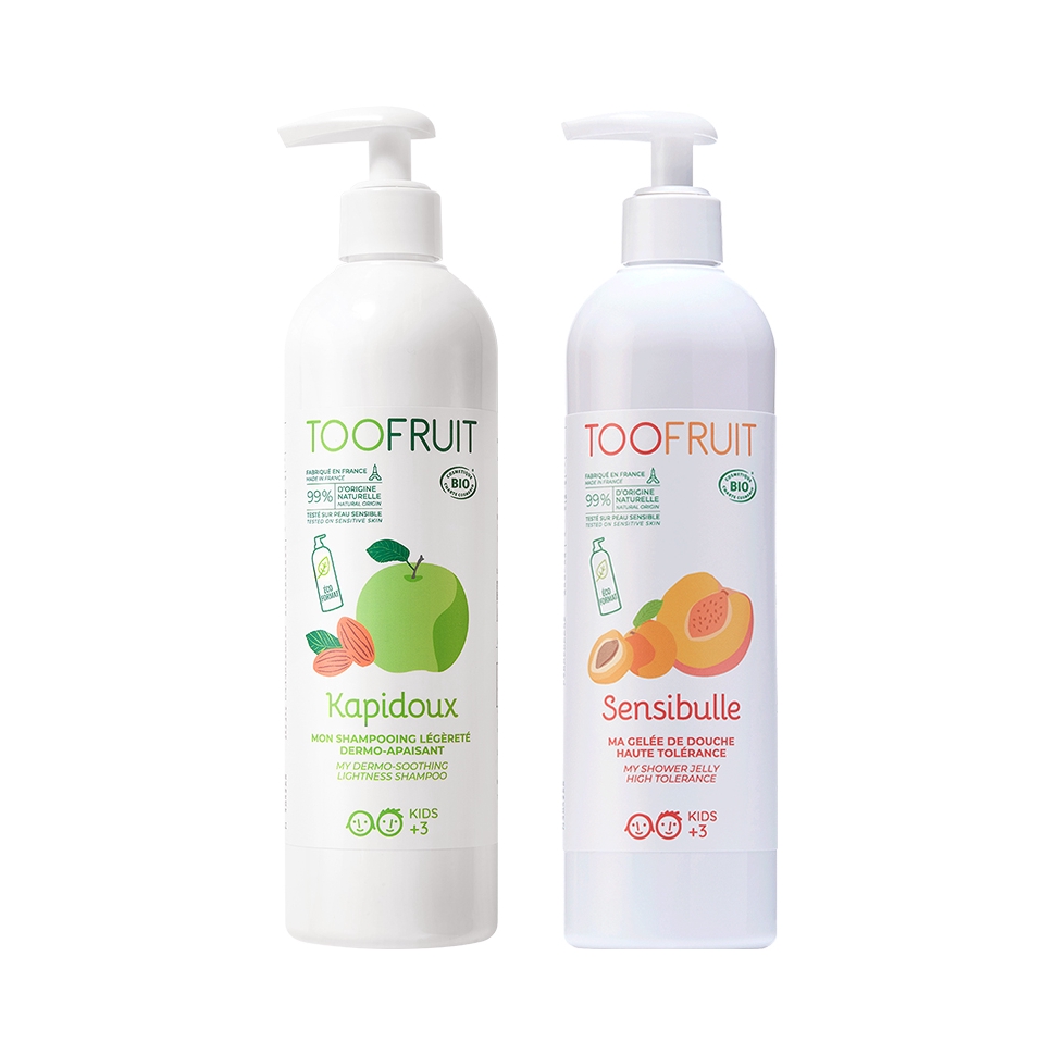 推荐商品：多果肤/TOOFRUIT 儿童有机无硅油植萃洗发沐浴套装