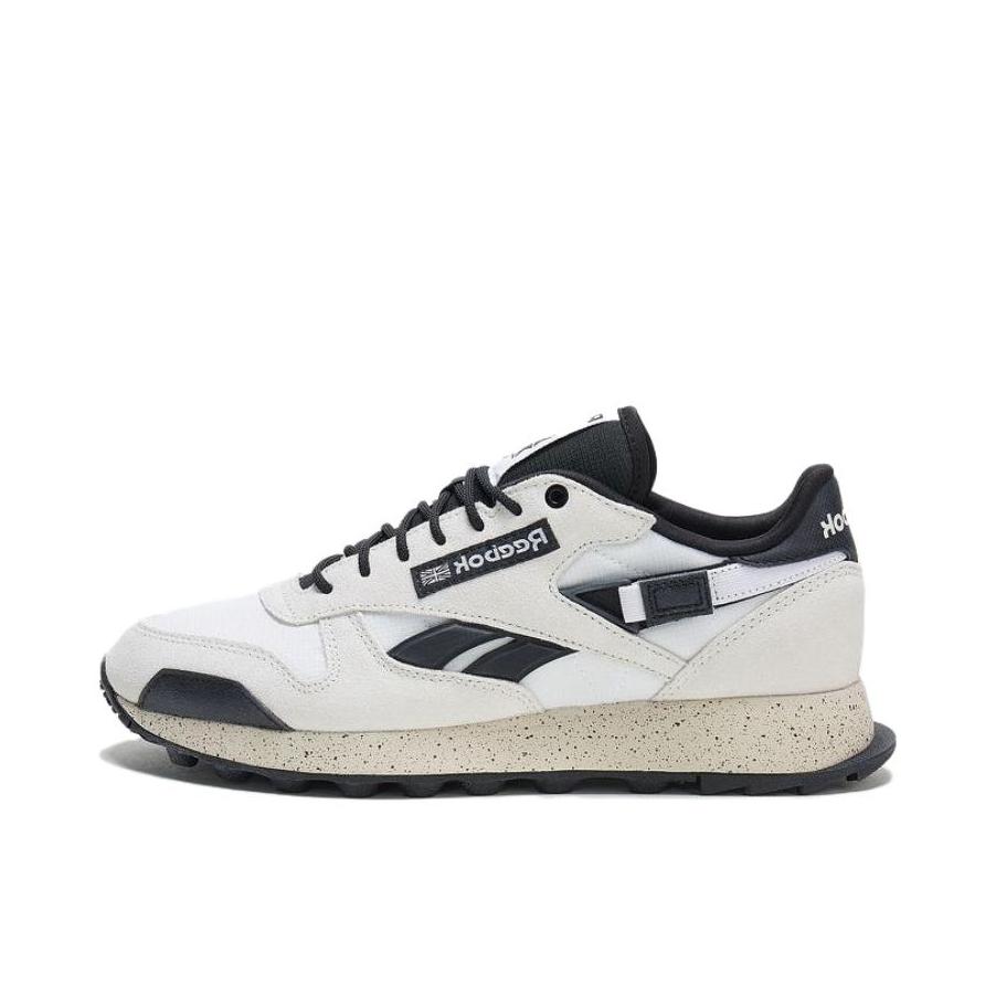 推荐商品：Reebok/锐步 Classic Leather 跑鞋 复古舒适百搭防滑耐磨运动越野 黑色/白色 