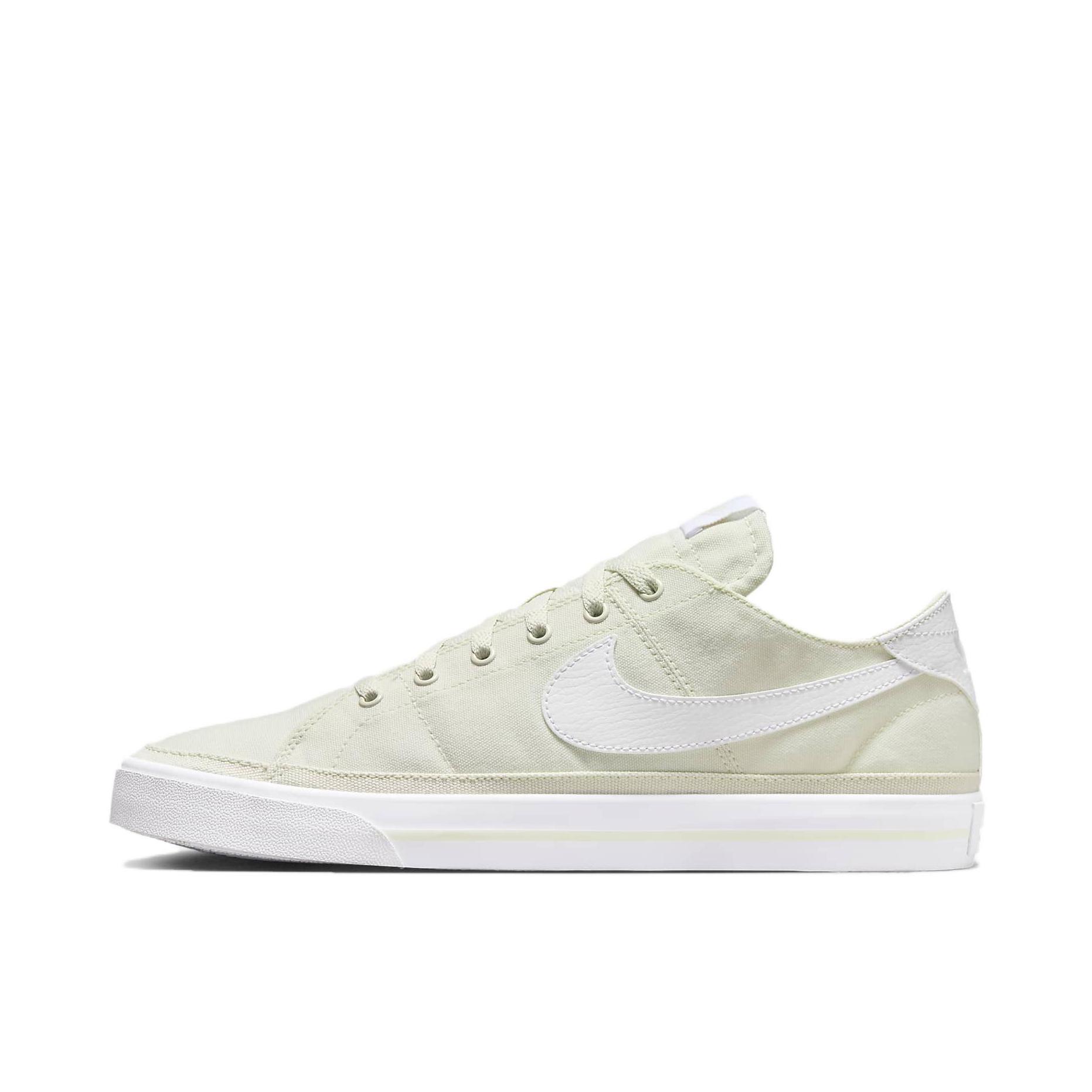 推荐商品：Nike Court Legacy Canvas 防滑耐磨 轻便透气 休闲 板鞋 浅绿色