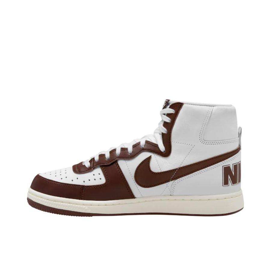 推荐商品：Nike Terminator 板鞋 防滑耐磨潮流复古抓地透气缓震休闲 白色/棕色