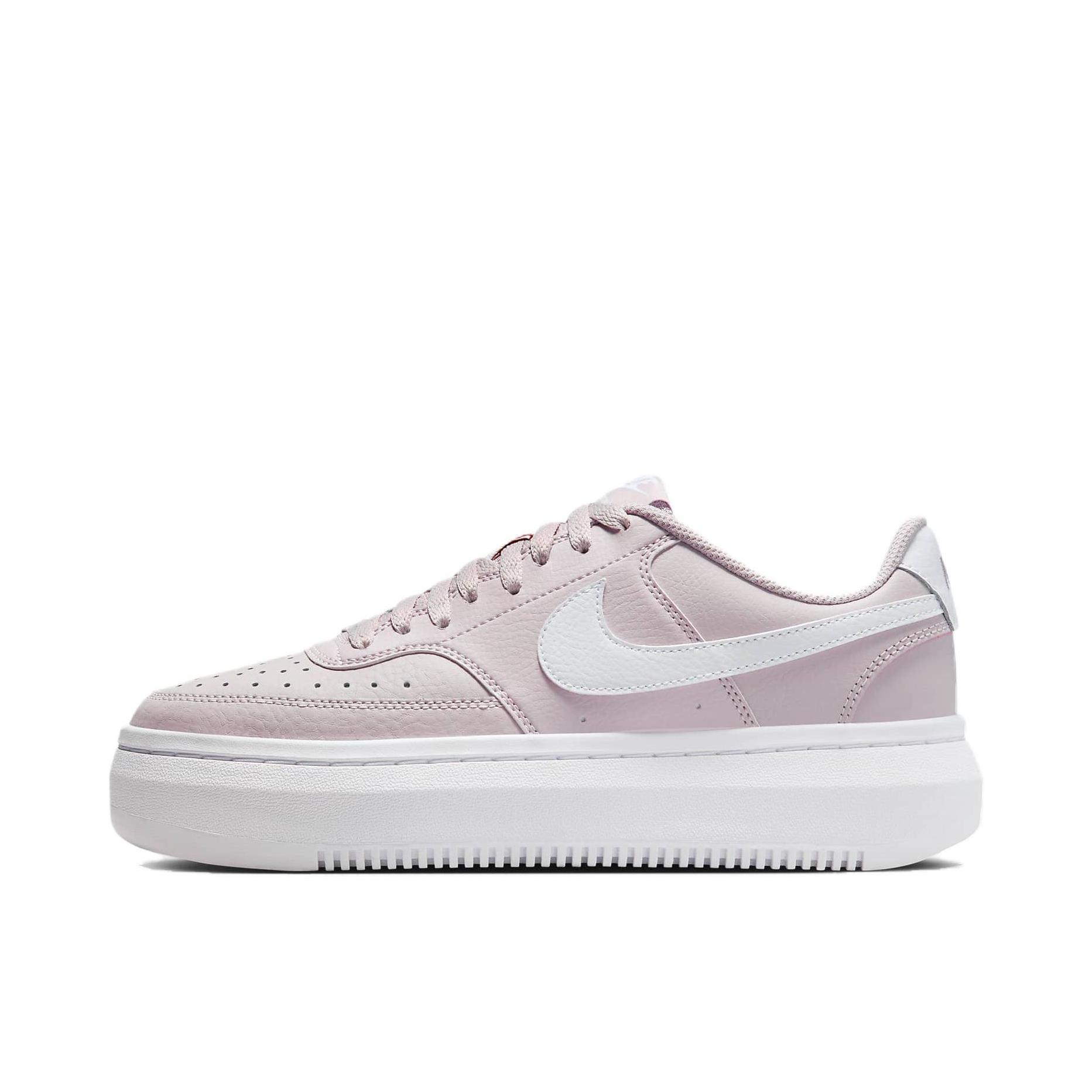 推荐商品：Nike Court Vision 1 Alta 板鞋 缓震舒适轻便耐磨厚底增高 女款/粉色