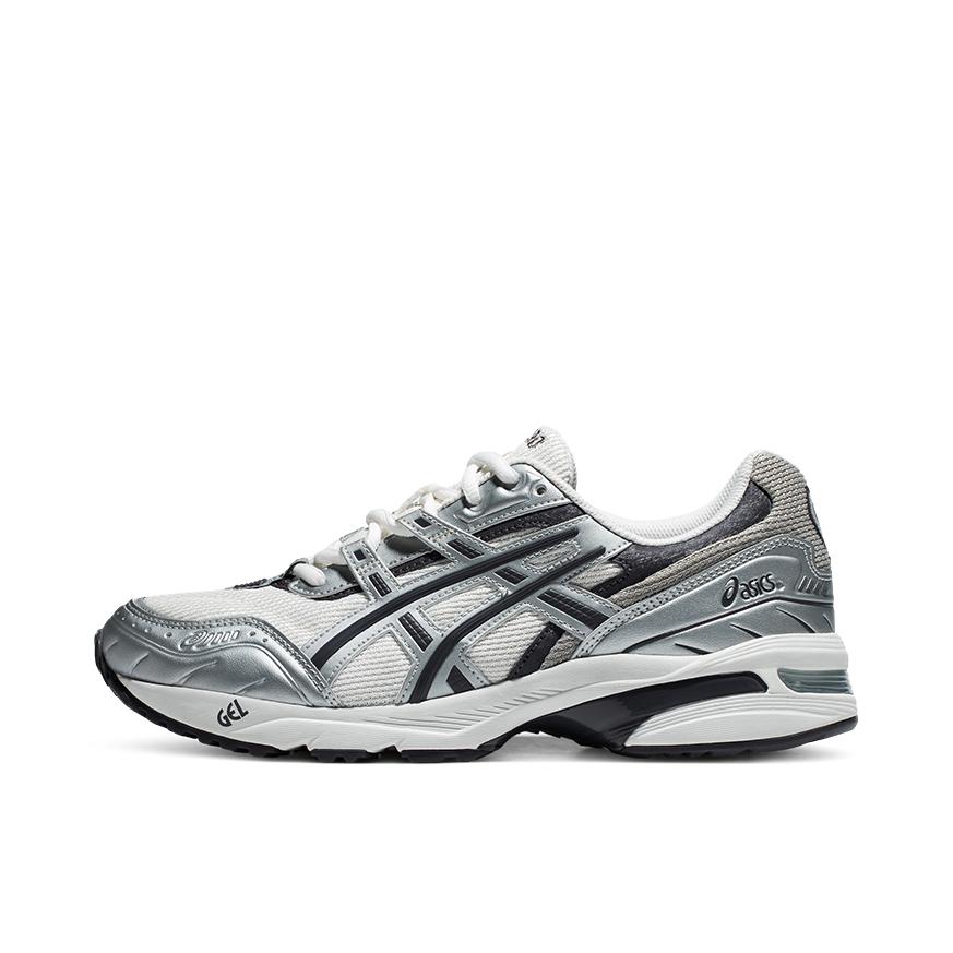 推荐商品：Asics/亚瑟士 Gel-1090 防滑耐磨 舒适透气 缓震稳定 复古 织物 合成革 慢跑 跑鞋 白色/银色/黑色