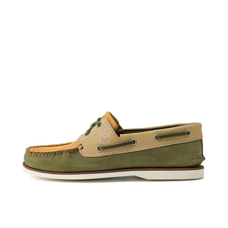 推荐商品：Timberland/添柏岚 Atlantis Break 防滑耐磨 减震透气 轻便舒适 运动休闲鞋 绿色/黄色