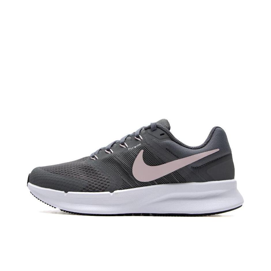 推荐商品：Nike Run Swift 3 跑鞋 减震防滑耐磨舒适网面透气缓震运动支撑贴合圆头耐穿耐用 灰色/粉色