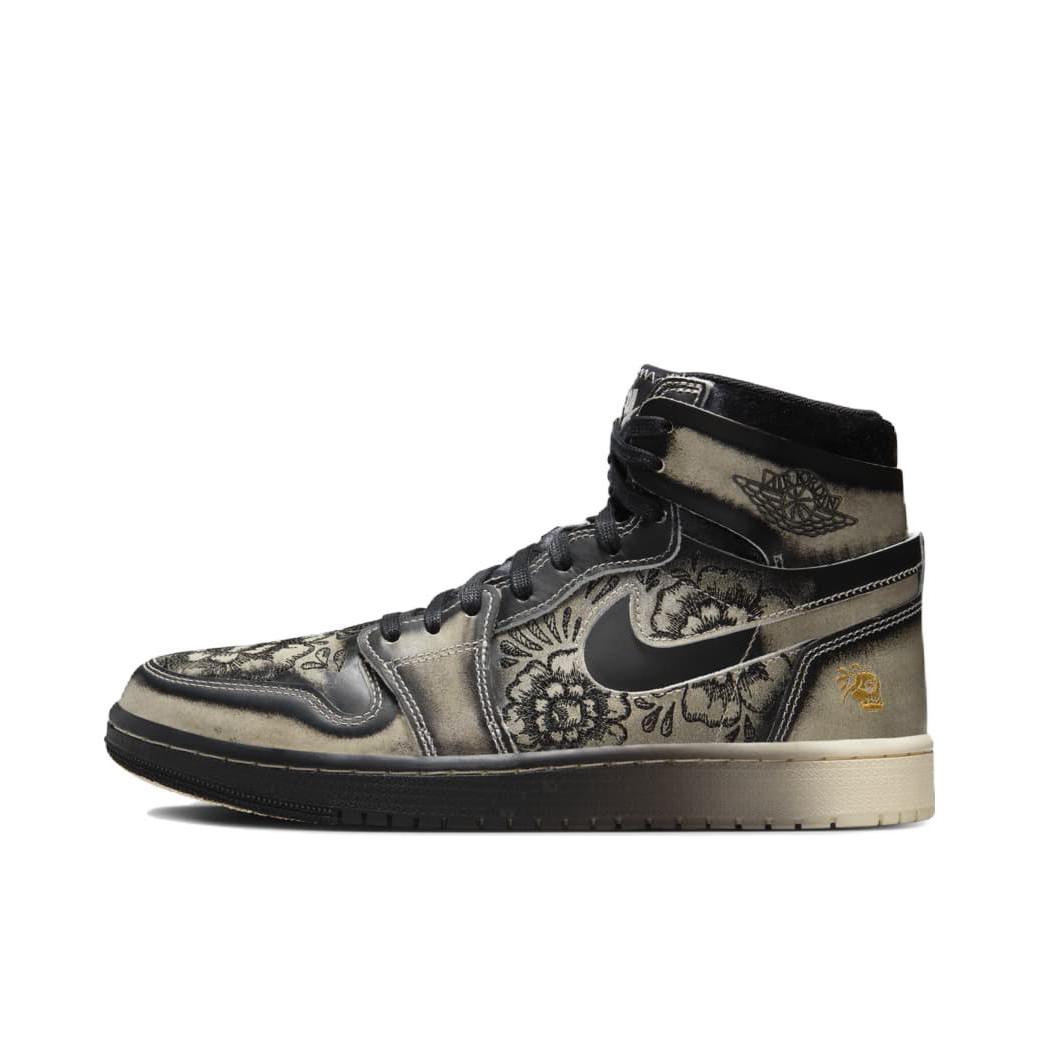 推荐商品：Air Jordan 1 板鞋 运动休闲鞋 复古潮流支撑合成革 黑色/米色
