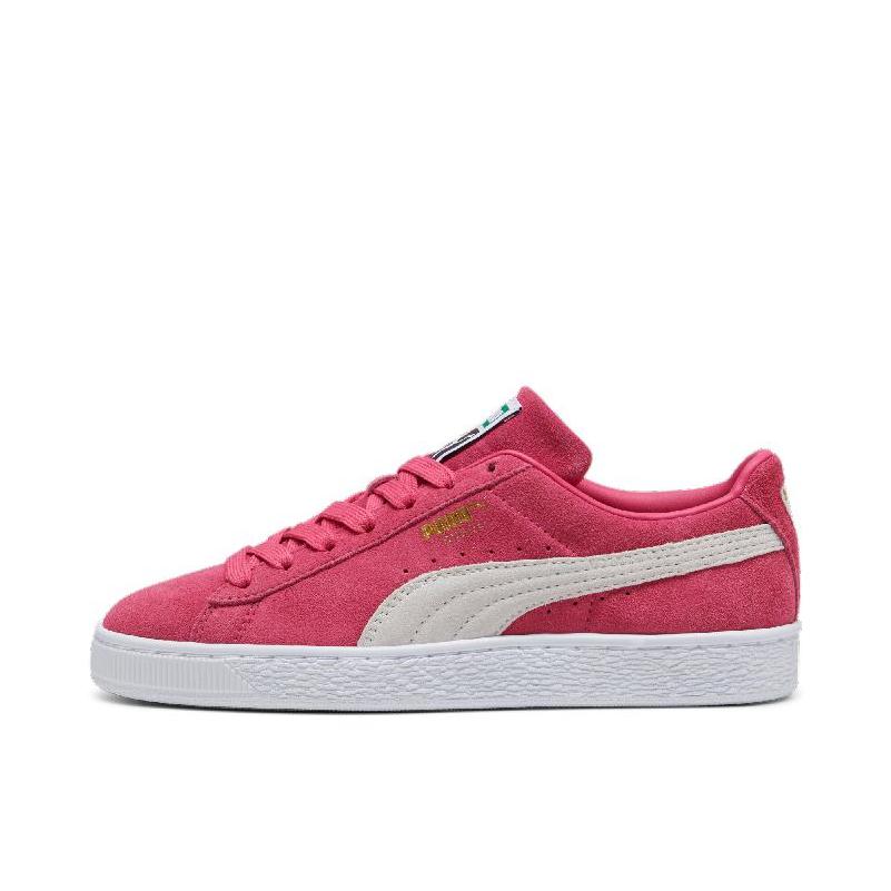 推荐商品：Puma/彪马 Suede Classic 面包鞋 板鞋 舒适百搭防滑耐磨轻便透气复古低帮圆头 粉色/金标