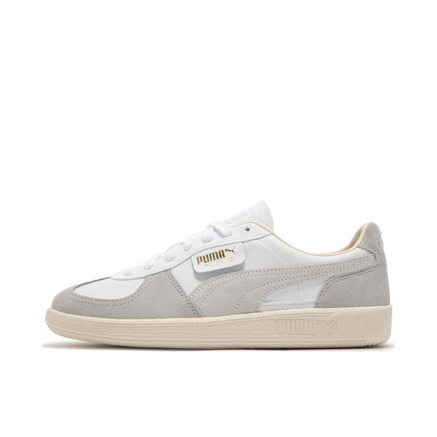 推荐商品：【朴彩英同款】 Puma/彪马 Palermo Og T头鞋 德训鞋 运动休闲鞋 时尚潮流拼接舒适百搭薄底复古 白色/浅灰