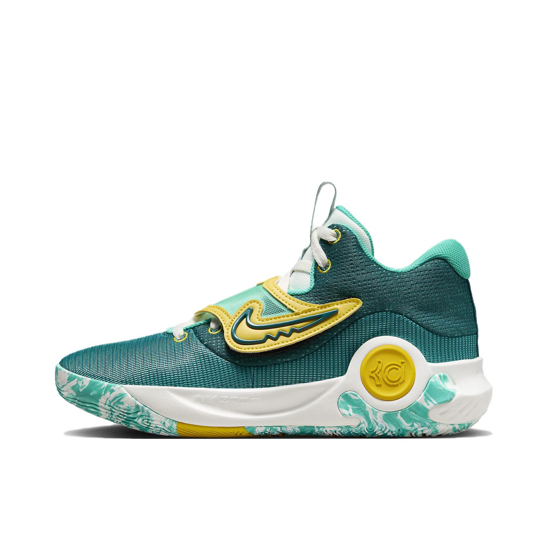 推荐商品：Nike KD Trey 5 X 杜兰特 篮球鞋 缓震透气防滑耐磨圆头织物支撑实战时尚百搭 国内版/绿色/黄色/白色