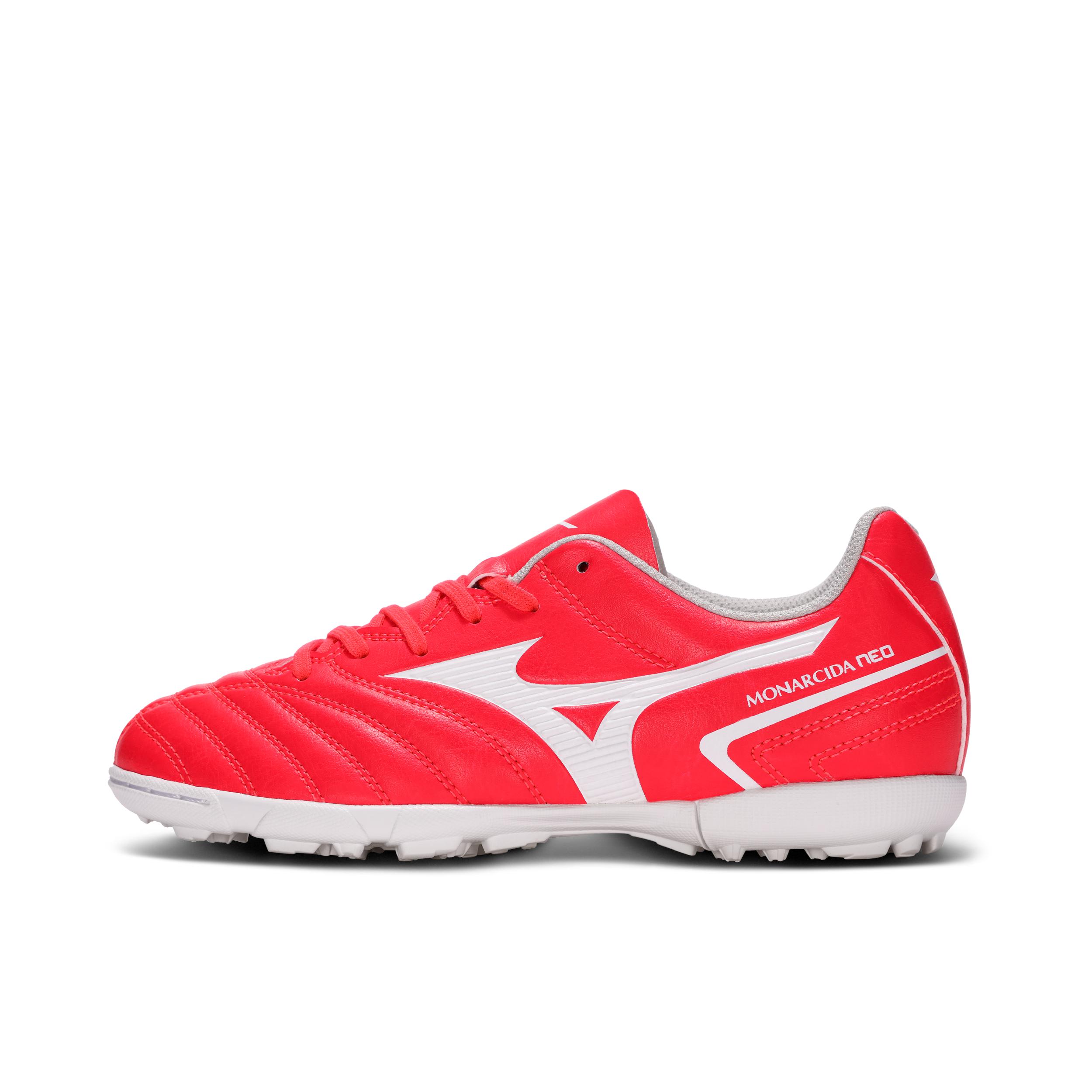 推荐商品：Mizuno/美津浓  Monarcida Neo 2 Select TF  稳定 比赛训练 碎钉短钉 胶质  足球鞋 大童/红色
