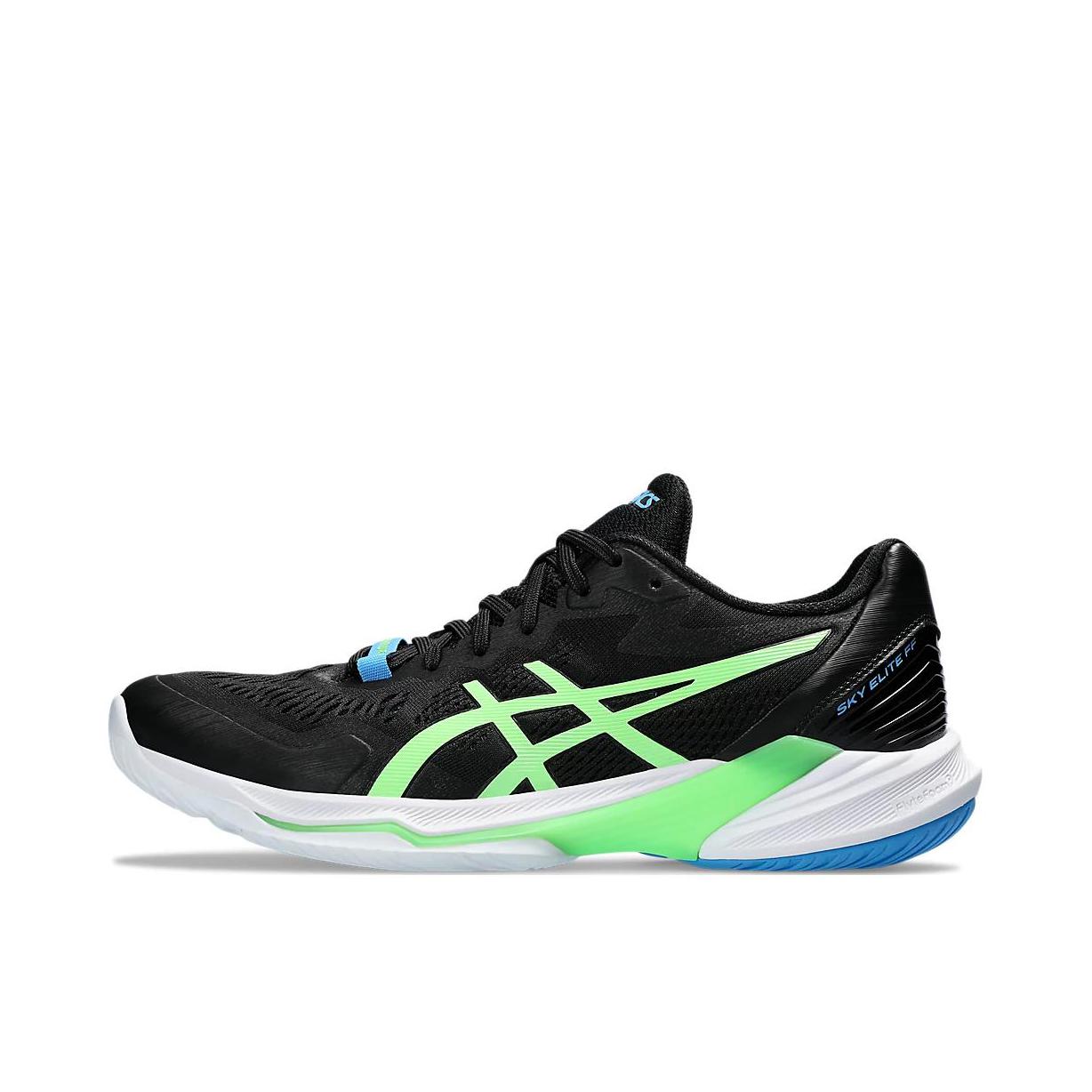 推荐商品：Asics/亚瑟士 Sky Elite FF 2 缓震耐磨 防滑透气 轻量稳定 织物 回弹 排球鞋 绿色/黑色