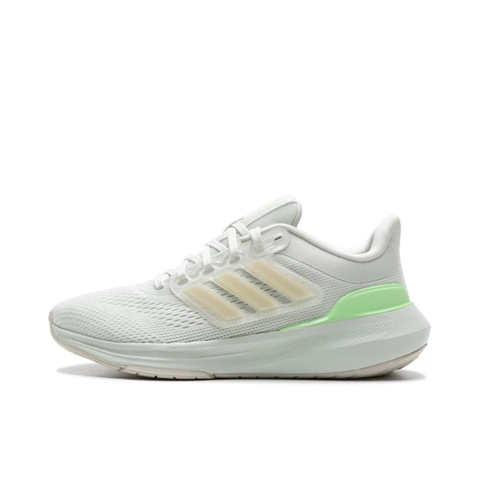 推荐商品：adidas Ultrabounce 跑鞋 减震轻质训练轻运动随心畅跑圆头 女款/白色/绿色