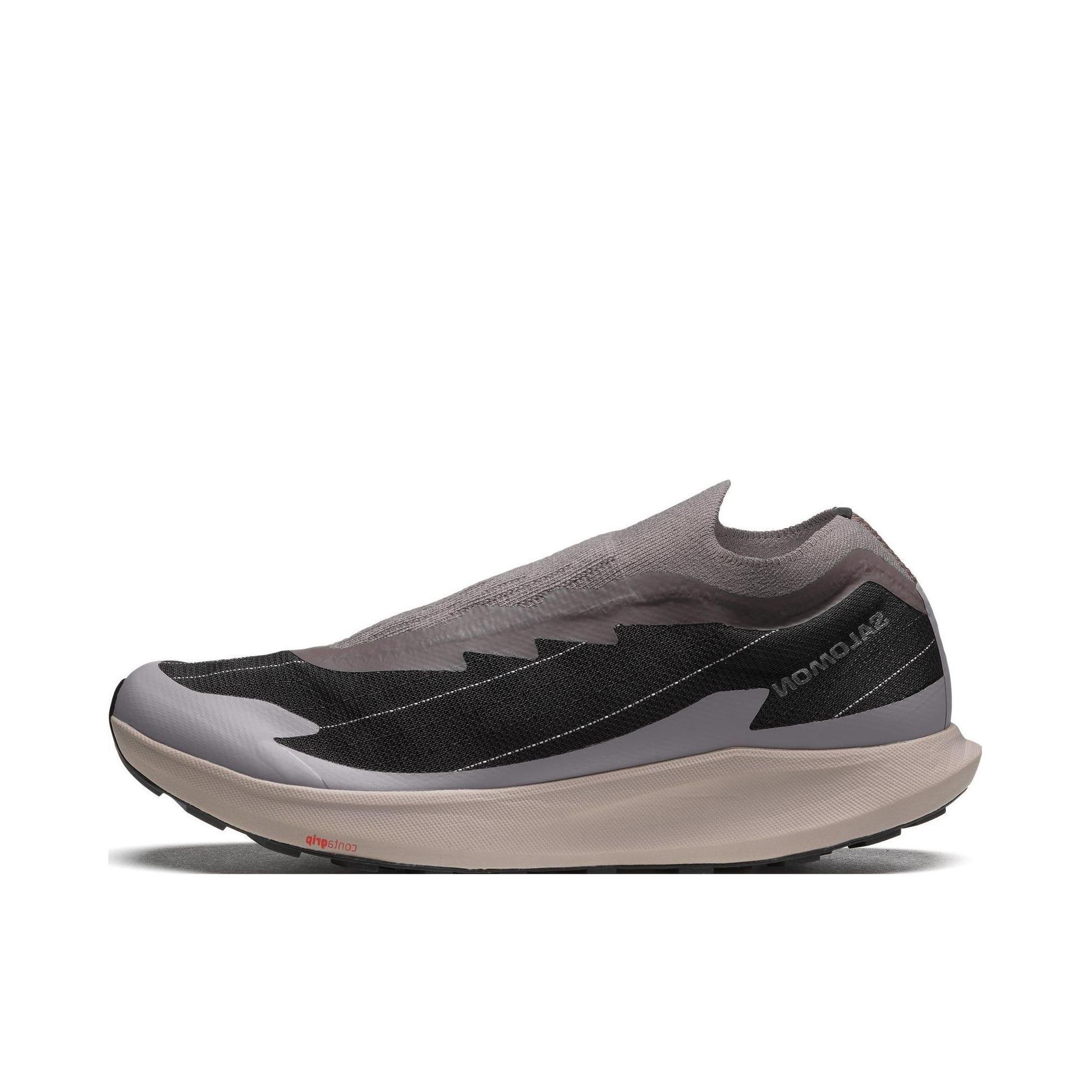 推荐商品：Salomon/萨洛蒙 S-lab Pulsar Reflective 网面透气 防滑耐磨 舒适减震 织物 跑鞋 黑色/褐色 