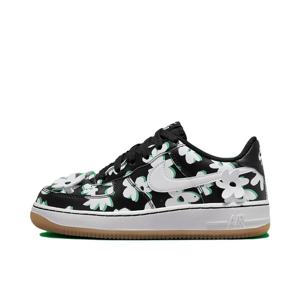 推荐商品：Nike Air Force 1 空军一号 板鞋 轻便舒适百搭耐磨防滑复古 GS/黑色/绿色/白色