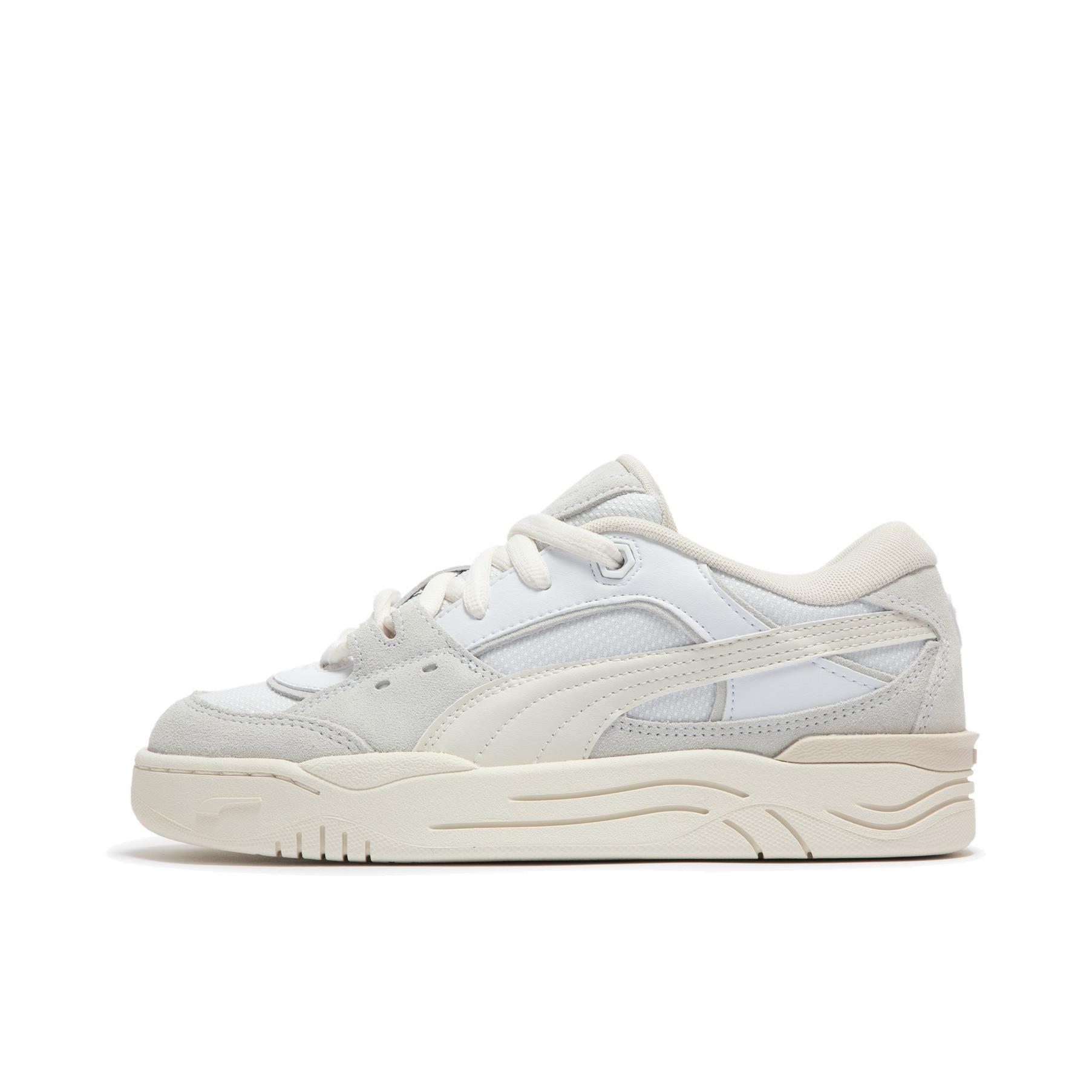 推荐商品：Puma/彪马 180 Reflective 运动休闲鞋 舒适简约防滑耐磨增高圆头薄底耐穿 米白色/灰色