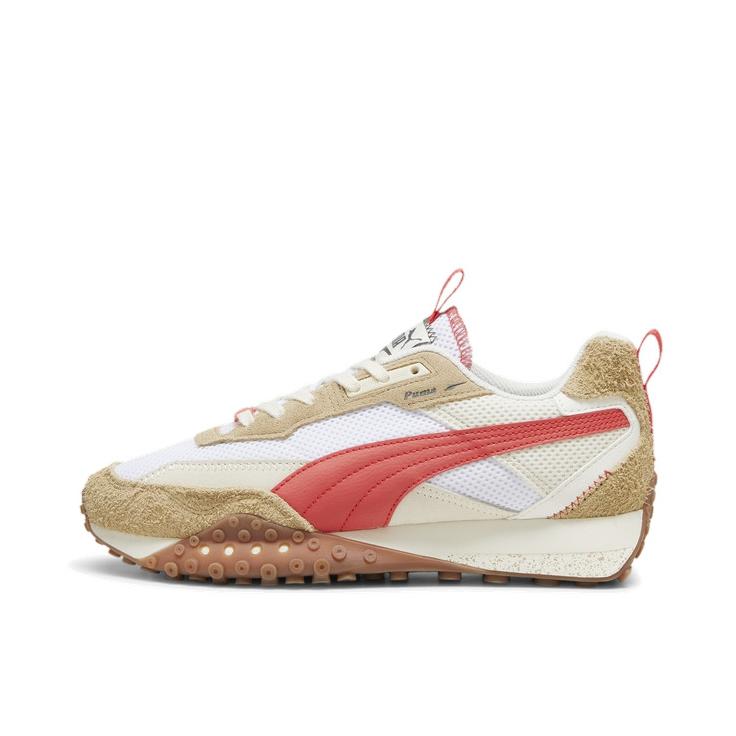 推荐商品：Puma/彪马 Blktop Rider 运动休闲鞋 防滑耐磨舒适百搭复古轻便透气 白色/活力红