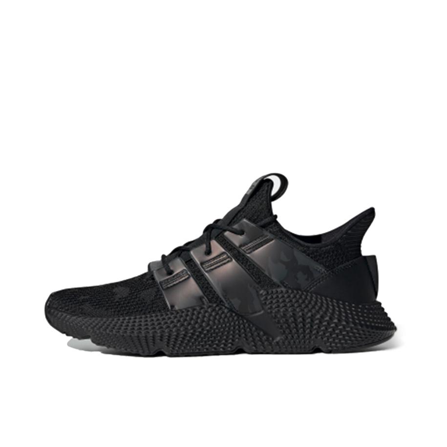 推荐商品：adidas  Prophere  舒适轻便 防滑耐磨 透气 复古简约 时尚潮流 运动休闲鞋 Core Black/Grey 黑迷彩