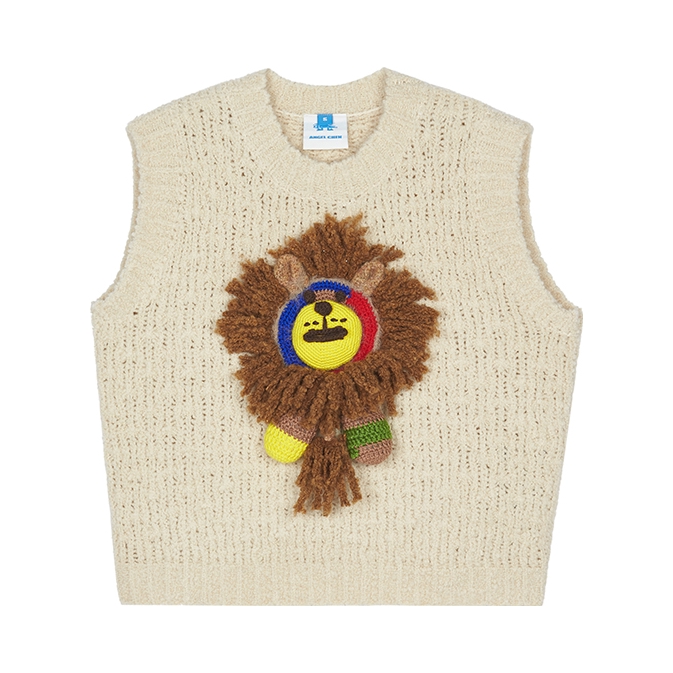 推荐商品：Angel Chen 小动物装饰手钩背心 女装 AW22-C0405 狮子