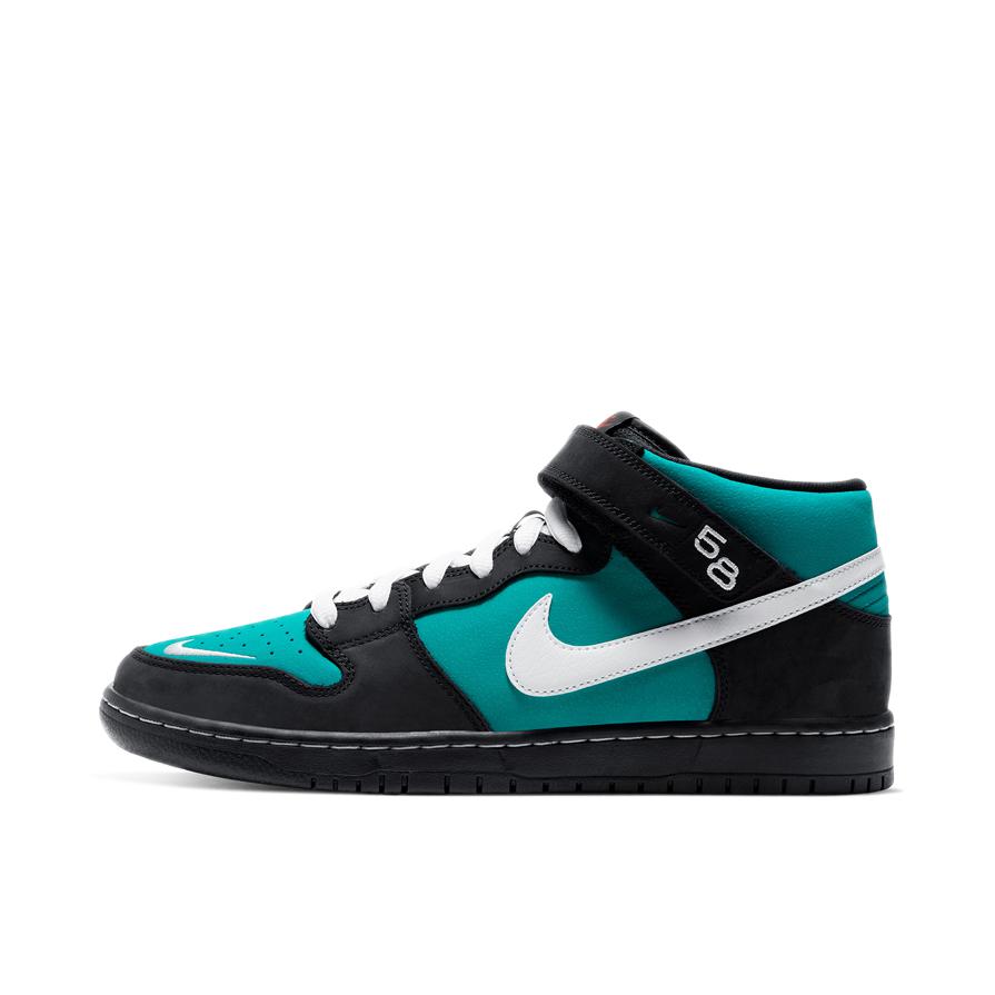 推荐商品：Nike Dunk 板鞋 经典复古百搭 Griffey SB/中帮/湖水绿/黑色