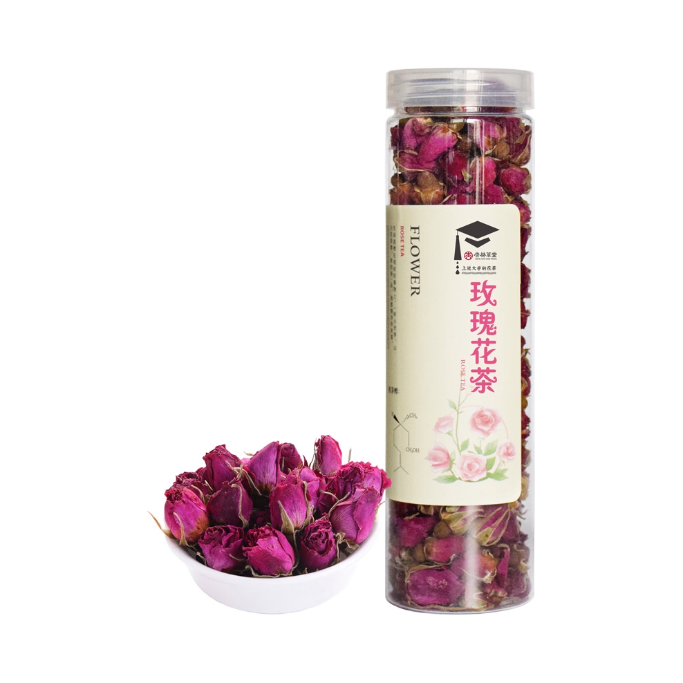 推荐商品：杏林草堂 平阴重瓣玫瑰花茶 罐装