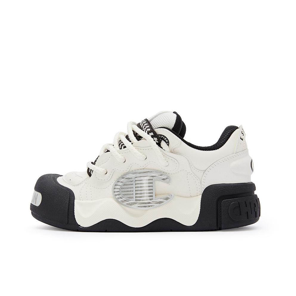 推荐商品：Champion/冠军 AutoSkate V1 膨膨 防滑耐磨 减震 复古 增高 运动 面包鞋 板鞋 女款/熊猫/黑白