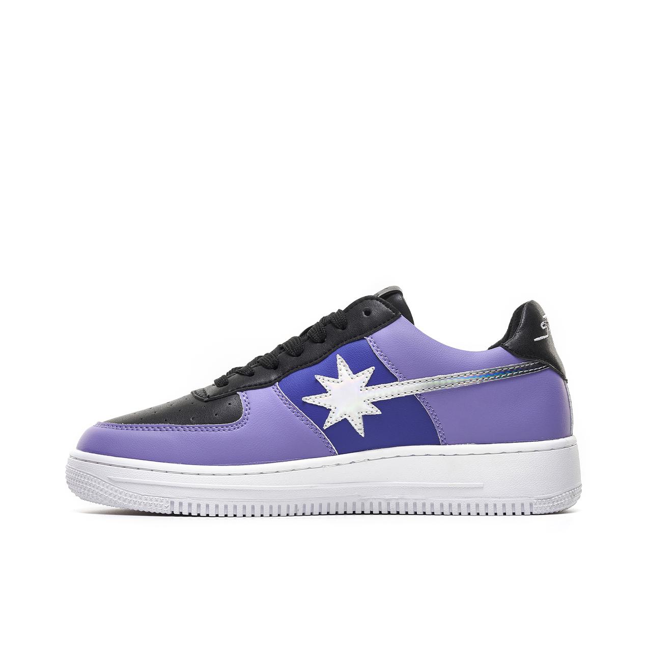推荐商品：STARWALK SOLDIER 板鞋 星星鞋 防滑耐磨舒适透气休闲潮流平底 白紫色/蓝色