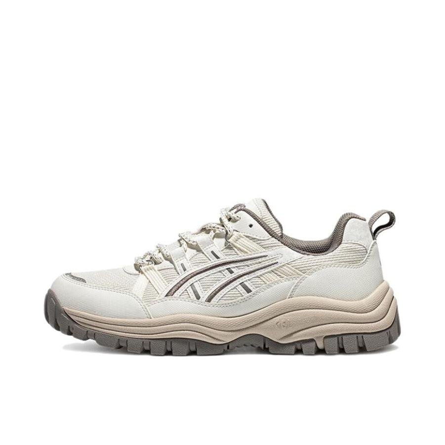 推荐商品：Asics/亚瑟士 GEL-CSL01 复古运动 舒适耐磨 抓地百搭 合成革 织物 厚底鞋 户外鞋 奶白色