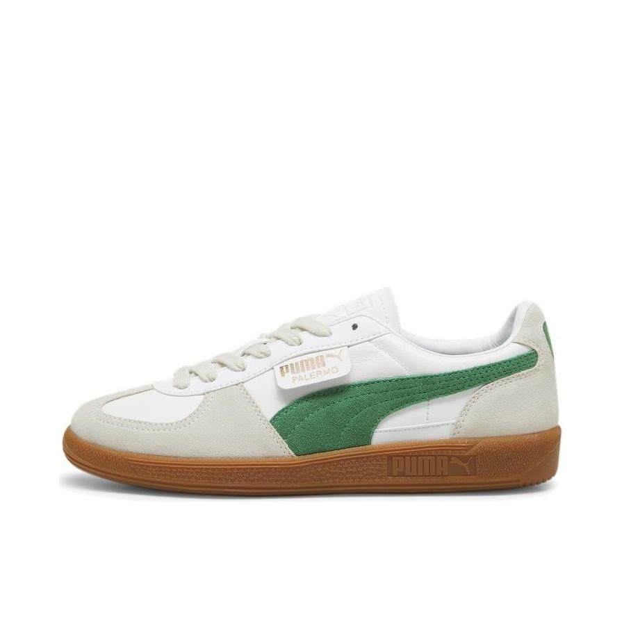 推荐商品：【朴彩英同款】 Puma/彪马 Palermo Og T头鞋 德训鞋 运动休闲鞋 时尚潮流拼接舒适百搭薄底复古 白色/灰色/绿色