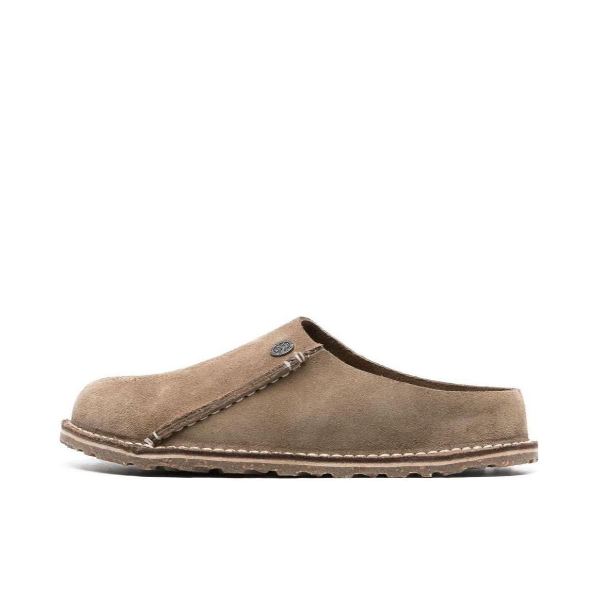 推荐商品：Birkenstock Zermatt系列 包头 绒面 圆头 防磨 软木 织物 羊毛毡 勃肯鞋 秋冬 拖鞋 褐色  