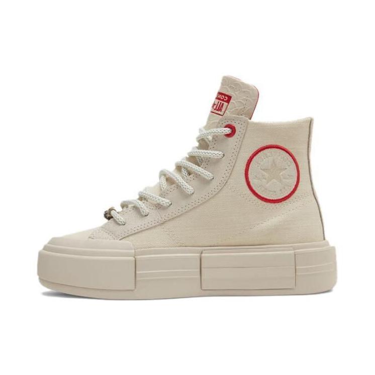 推荐商品：Converse/匡威 All Star Cruise 帆布鞋 防滑耐磨舒适轻便厚底时尚简约百搭 米白色