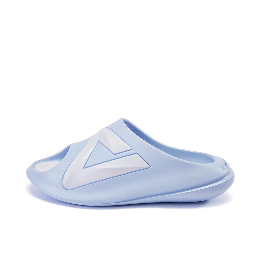 推荐商品：匹克 态极 小胖拖 防磨运动 缓震回弹 潮流简约 防滑 出街 软弹 沙滩 防臭 外穿 增高 拖鞋 天蓝色/白色