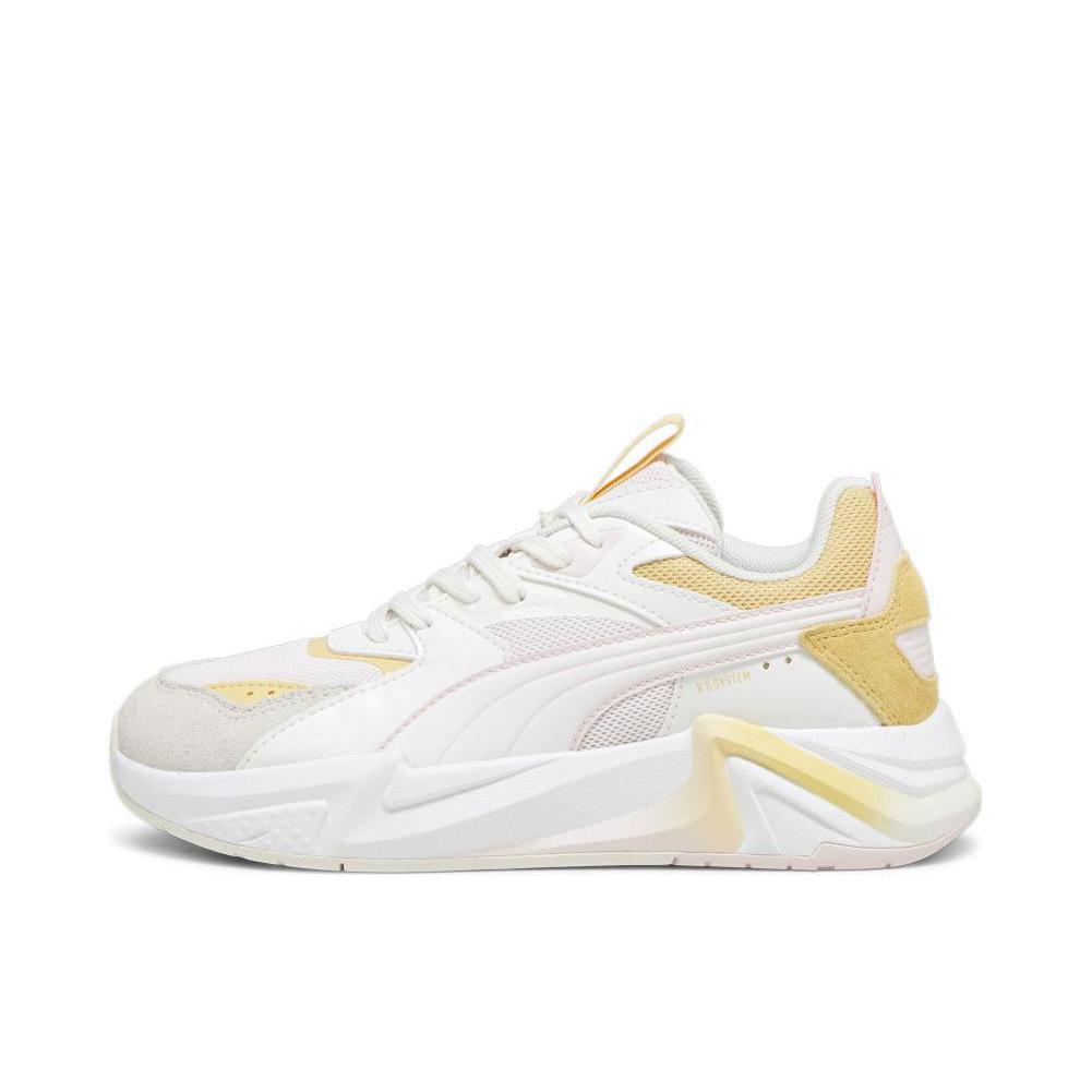 推荐商品：Puma/彪马 RS-Pulsoid Beach Days 舒适 百搭 耐磨 轻便 运动休闲鞋 393124 白色/黄色