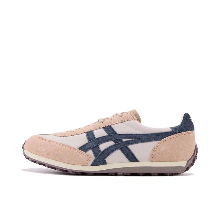 推荐商品：Onitsuka Tiger EDR 78 舒适轻便 防滑耐磨 网布透气 织物 复古百搭 合成革 阿甘鞋 运动休闲鞋 铜色/蓝色