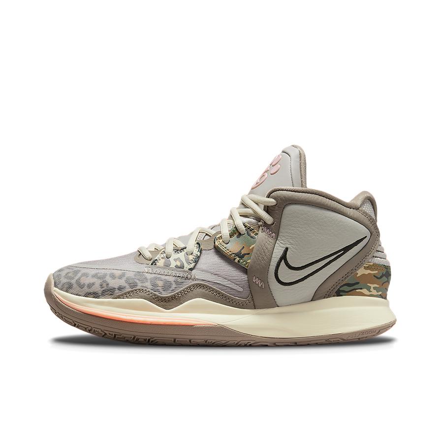推荐商品：Nike Kyrie 8 infinity 欧文8 防滑耐磨 减震透气 包裹性 实战 织物 合成革 舒适百搭 篮球鞋 国外版/卡其色