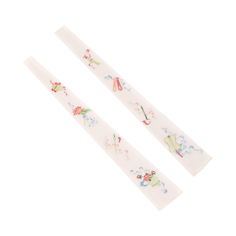 推荐商品：花朝记 游园兔 明制长比甲斜襟衫马面裙汉服 女装 白/飘带2条