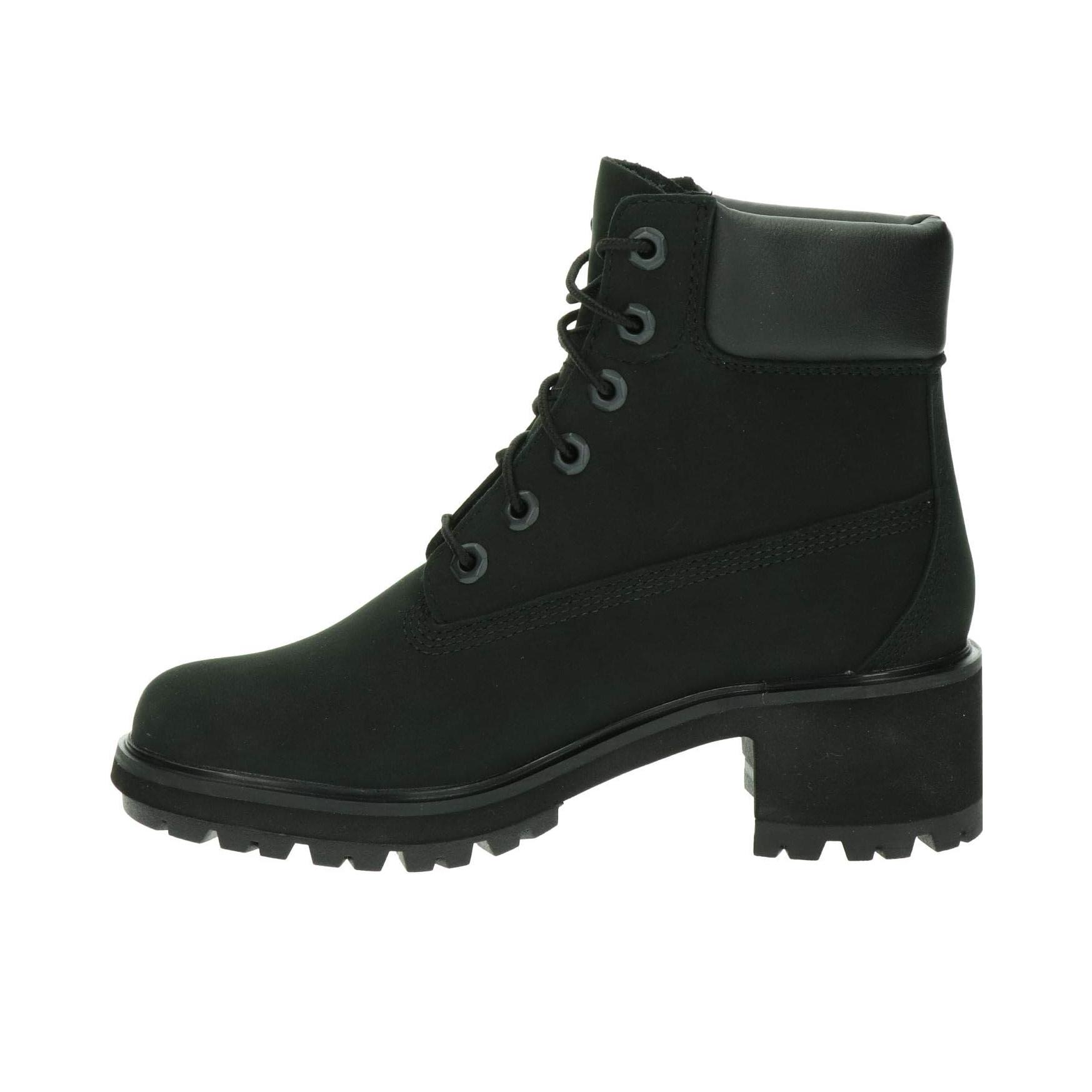 Timberland/添柏岚 kinsley 防水 踢不烂 增高 时装靴 皮面/黑色
