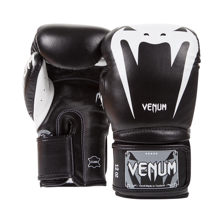 推荐商品：VENUM/毒液 GIANT3.0 头层牛皮 打沙袋 贴合 全包 搏击训练 散打 格斗 纳帕皮革 拳击手套 VENUM-2055