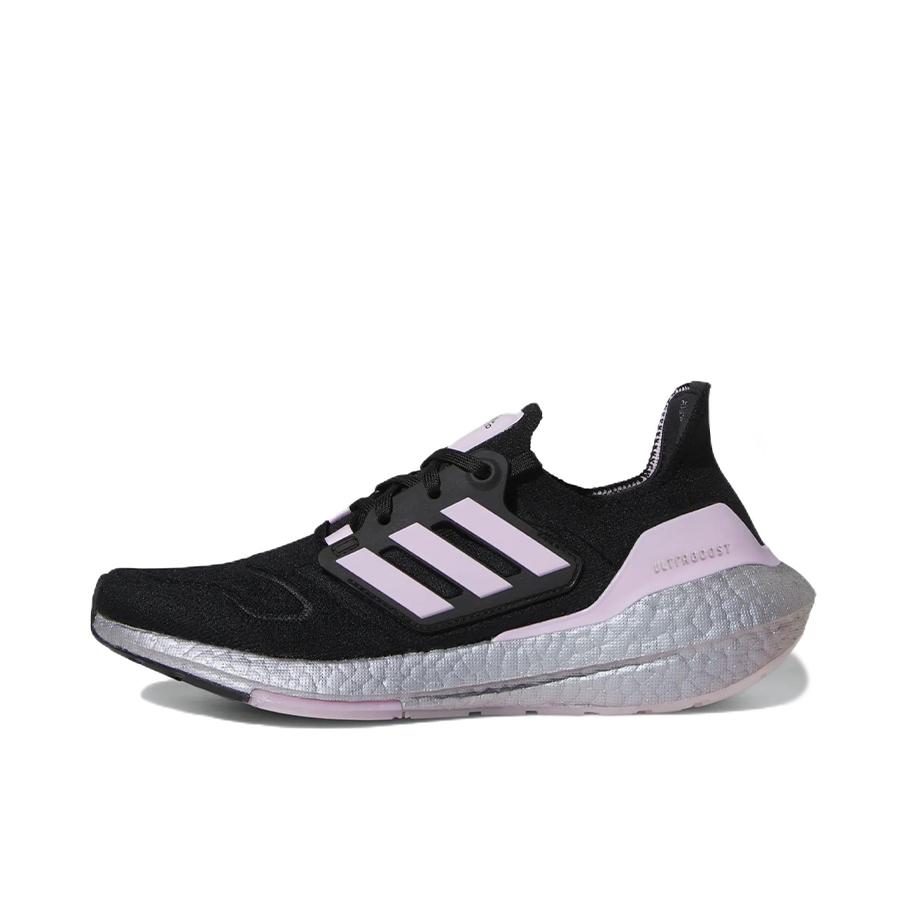 推荐商品：adidas Ultra Boost 22 经典UB 跑鞋 爆米花防滑耐磨缓震回弹织物休闲随心畅跑抗扭转 紫色/黑色 