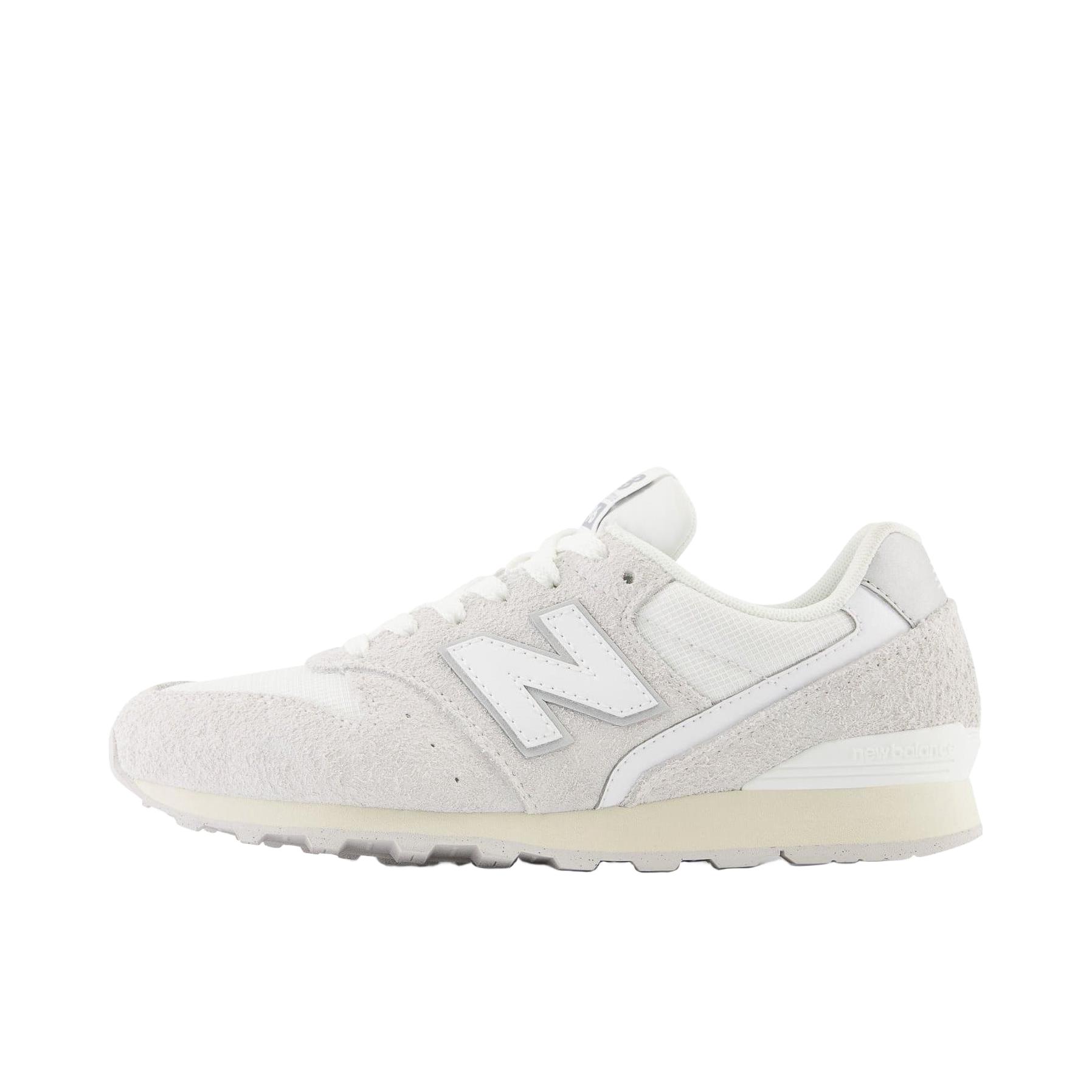 推荐商品：New Balance 996 织物 时尚复古 减震轻便 防滑耐磨 舒适透气 支撑 包裹性 增高 薄底 马拉松 人造革 防水 慢跑 运动休闲鞋 D宽/白色/米色