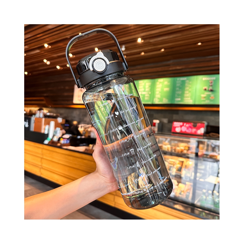 推荐商品：欧诗玛 11111 极简 双饮口 1500ml PC材质 双饮大容量水杯 运动水壶