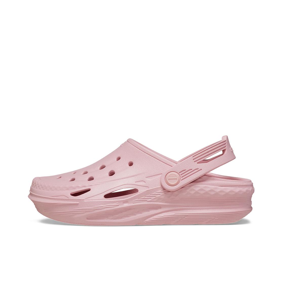 推荐商品：Crocs/卡骆驰 Off Grid Clog 电波 涉水 耐磨防滑 舒适轻便 包头 百搭时尚 外穿 沙滩 洞洞鞋 凉鞋 花瓣红 