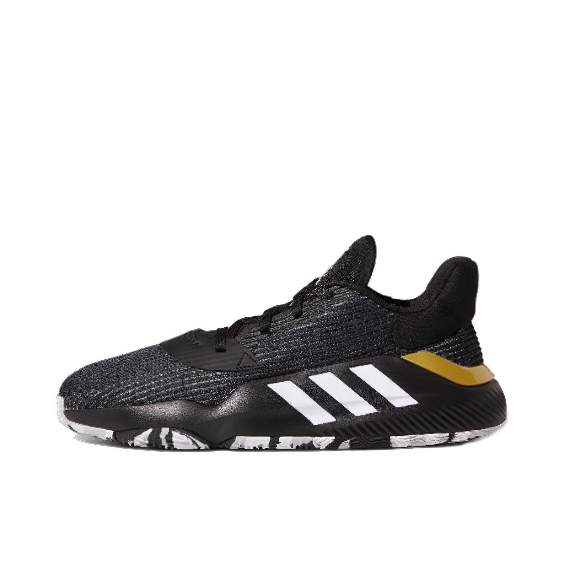 推荐商品：adidas Pro Bounce Madness 2019 篮球鞋 防滑耐磨缓震实战透气支撑 Black/Gold Mint 黑金