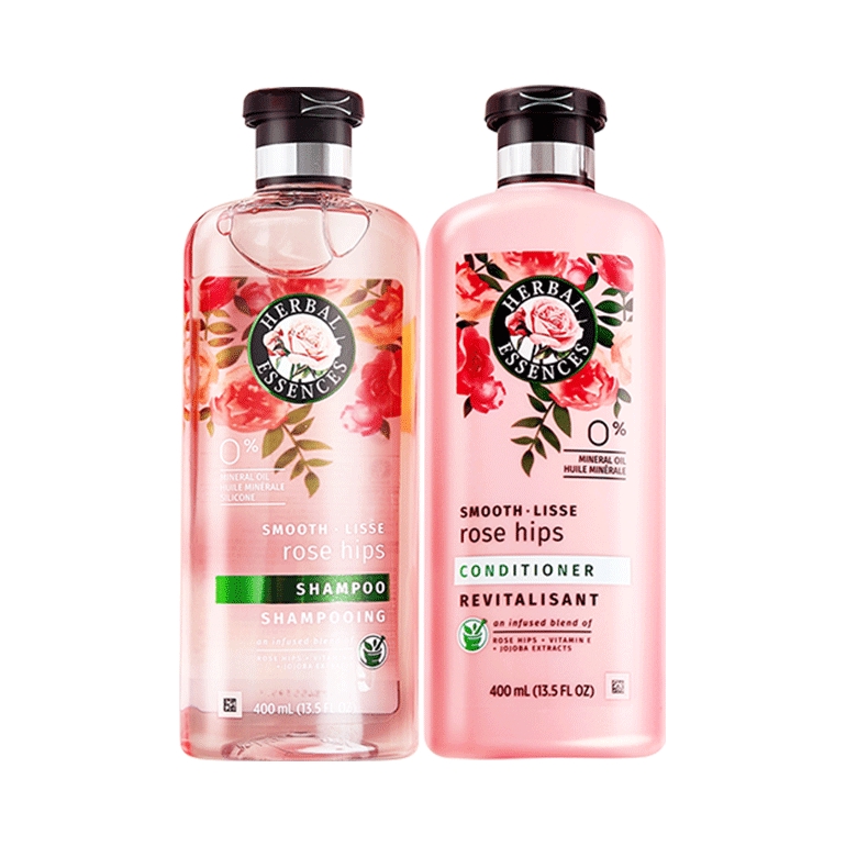 推荐商品：Herbal Essences/植感哲学 控油蓬松洗护套装 无硅油小粉瓶