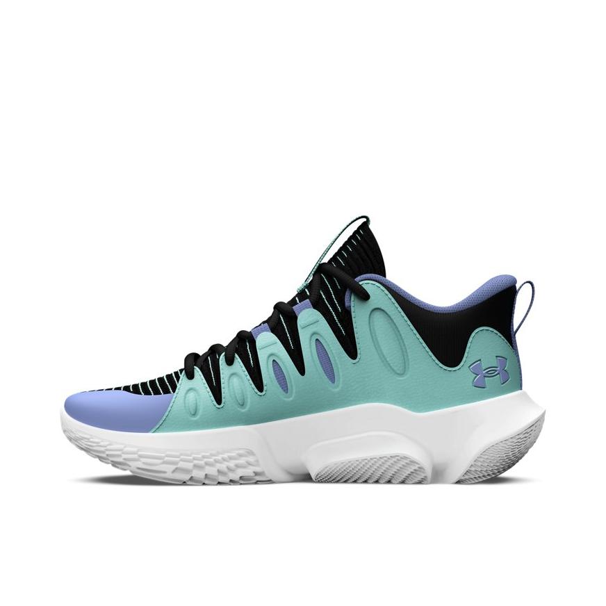推荐商品：Under Armour/安德玛 Flow Breakthru 4 舒适减震 防滑耐磨 时尚百搭 篮球鞋 女款/绿色/黑色