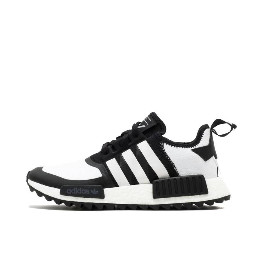 推荐商品：adidas Originals NMD R1 BOOST 织物 轻便透气 缓震 低帮 运动休闲鞋 Black/White 白山联名/黑白