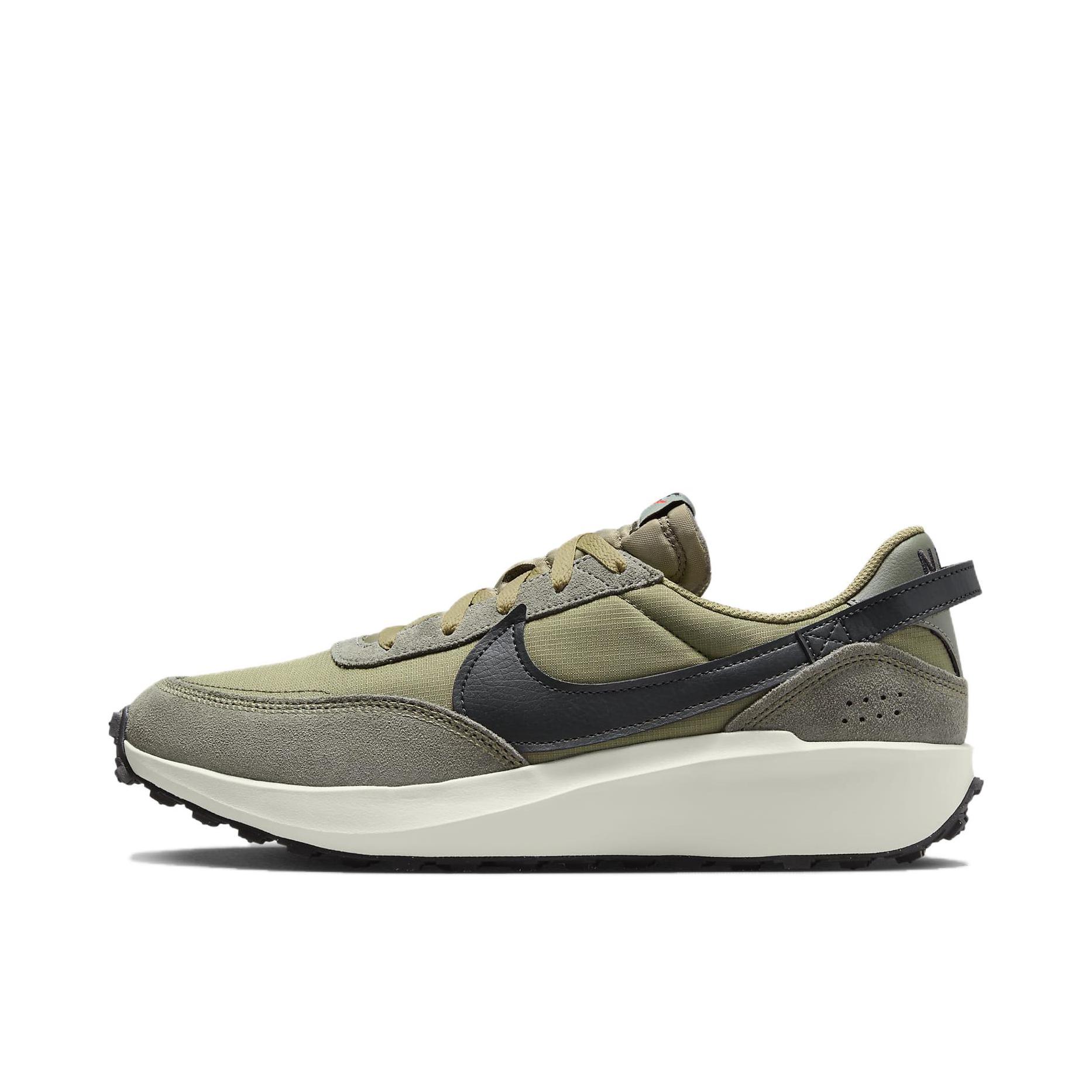 推荐商品：Nike Waffle Debut 运动休闲鞋 轻便缓震防滑复古圆头抓地包裹性 棕色/绿色/深蓝色