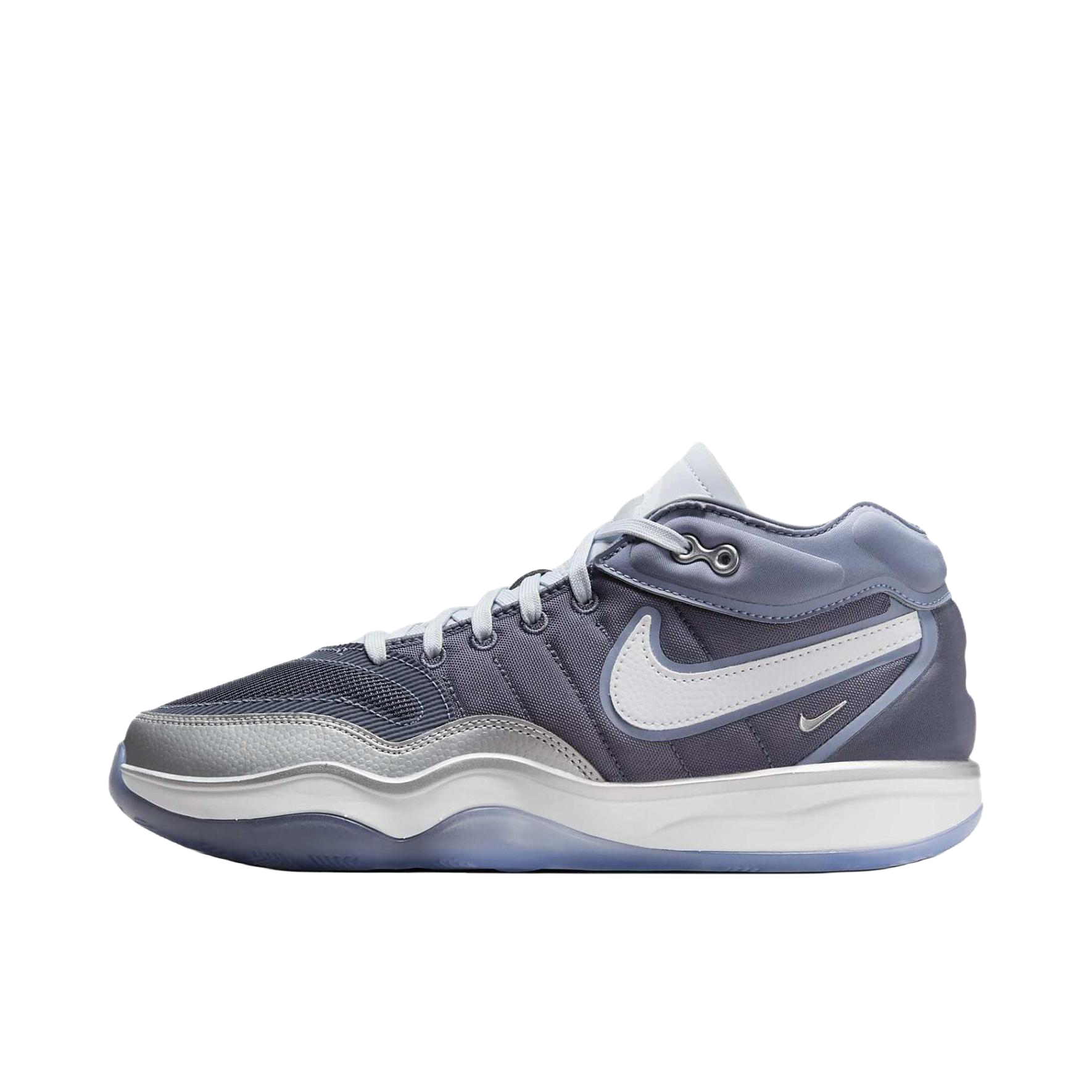 推荐商品：Nike Air Zoom G.T. Hustle 2 篮球鞋 缓震抗扭圆头透气防滑 男款/紫色/灰色