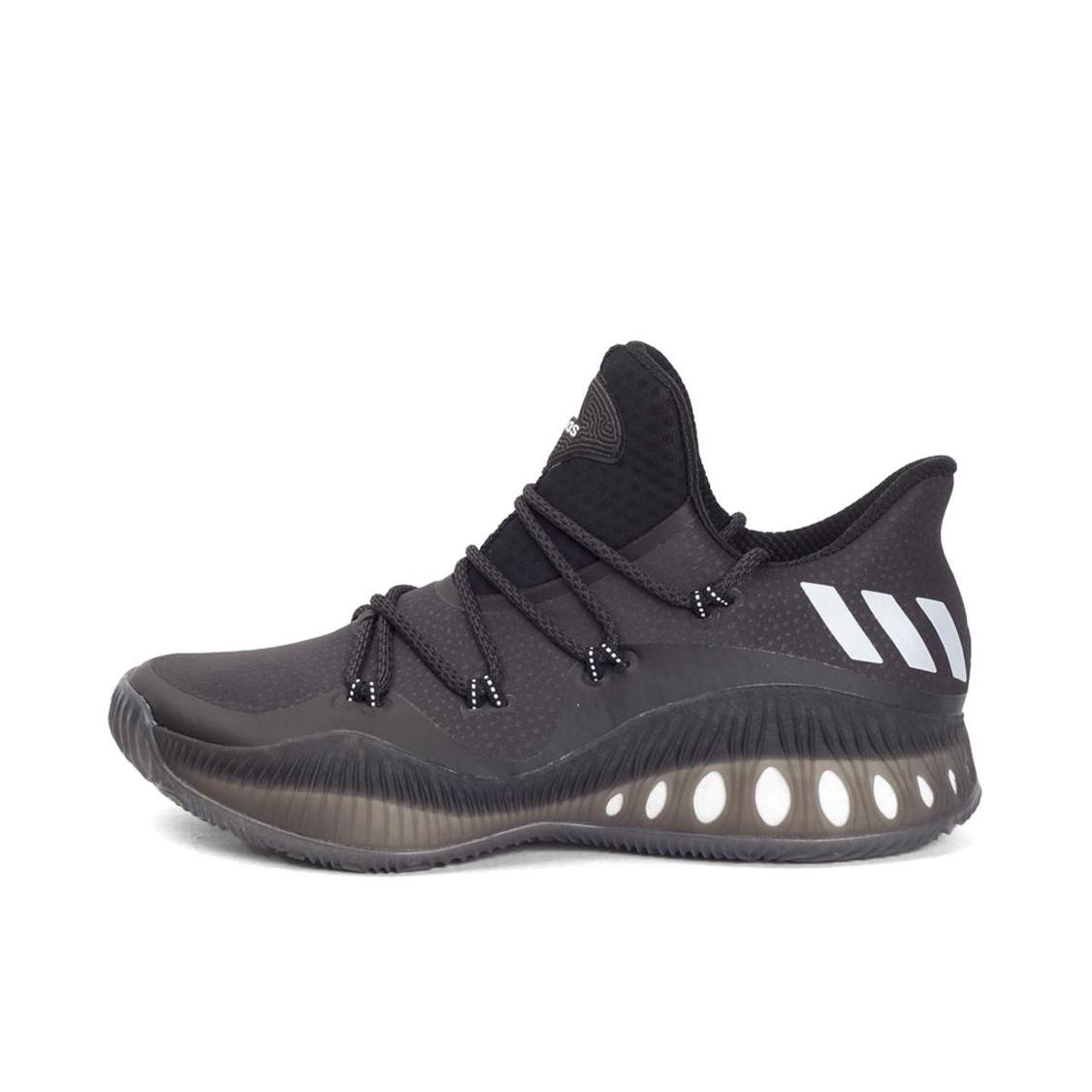 推荐商品：adidas Crazy Explosive 篮球鞋 防滑耐磨舒适透气轻便圆头实战时尚百搭减震 Low Black/White 黑白Low