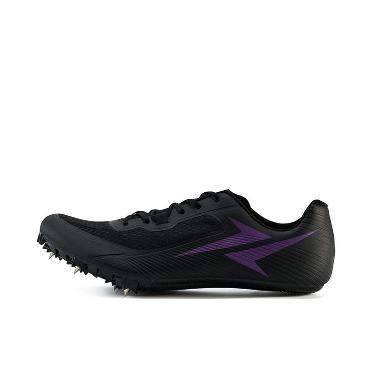 推荐商品：威量 幻速1.0 全掌 竞速 薄底 轻便 防滑耐磨 钉鞋 跑鞋 曜石黑/波普紫