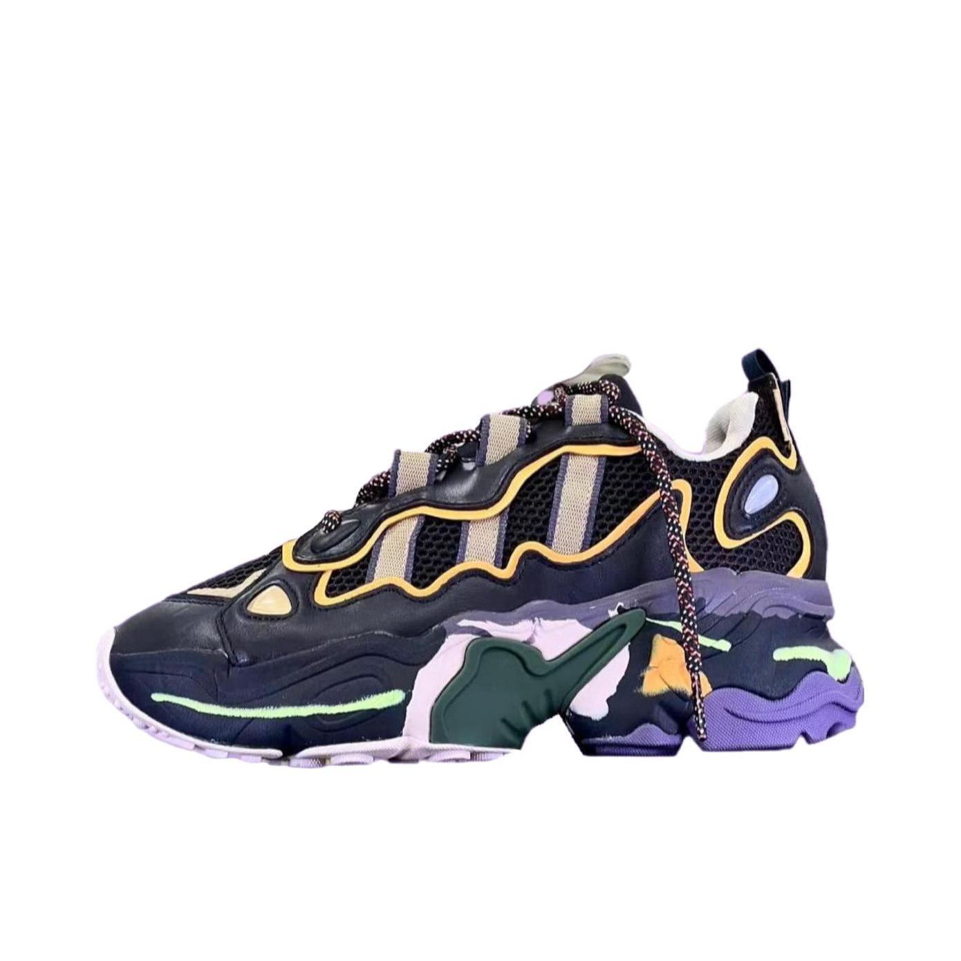 推荐商品：adidas Originals  Ozthemis  减震防滑 耐磨增高 网布贴合  老爹鞋 黑色