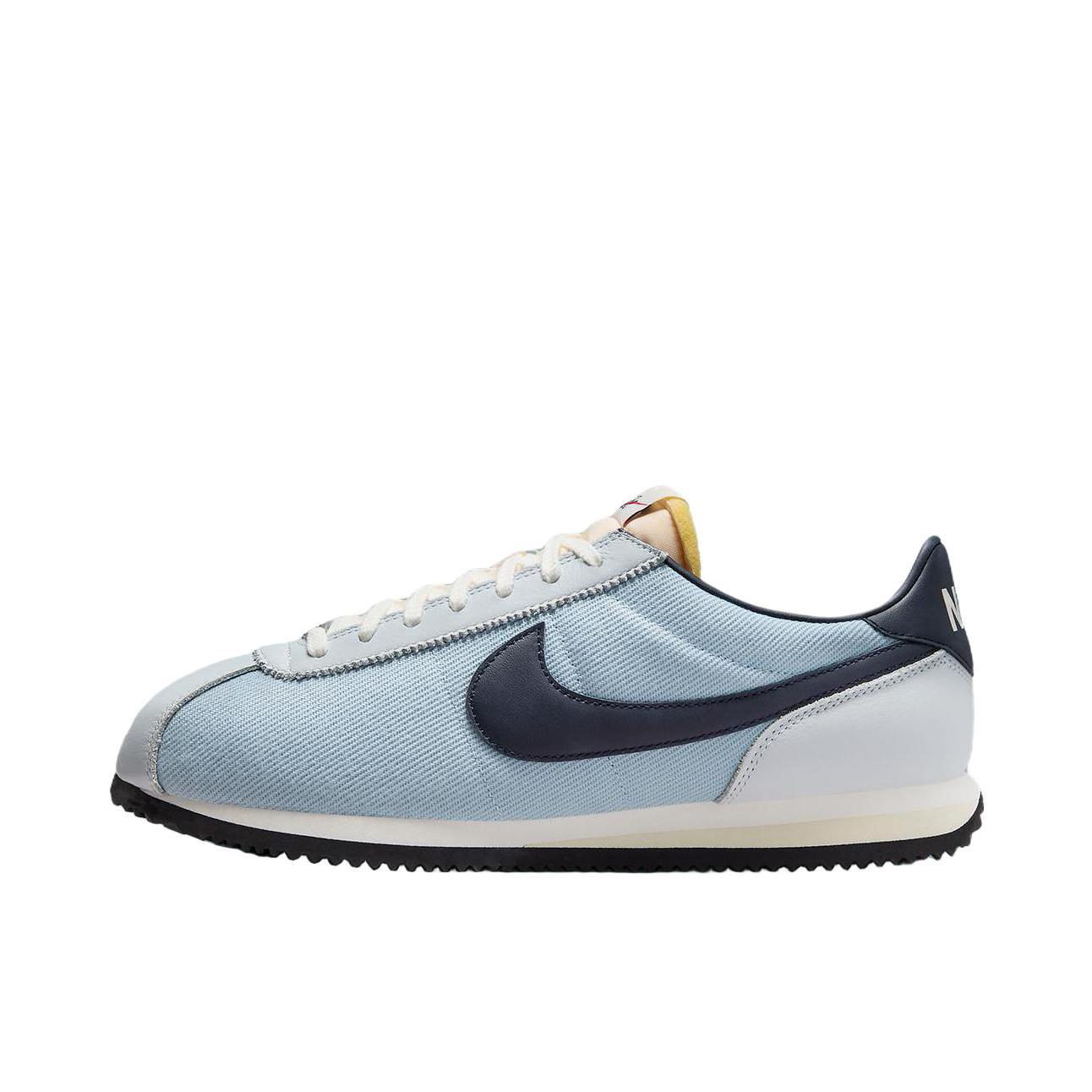 推荐商品：Nike Classic Cortez 阿甘鞋 跑鞋 防滑耐磨缓震透气轻便抓地舒适低帮耐穿贴合 蓝色 /灰色